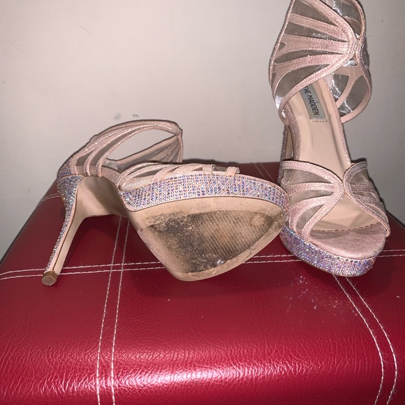 Steve Madden GlitzyBlush. Like new - Picture 3 of 4